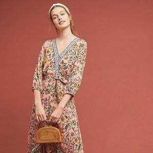 Farm Rio Floral Wrap Dress